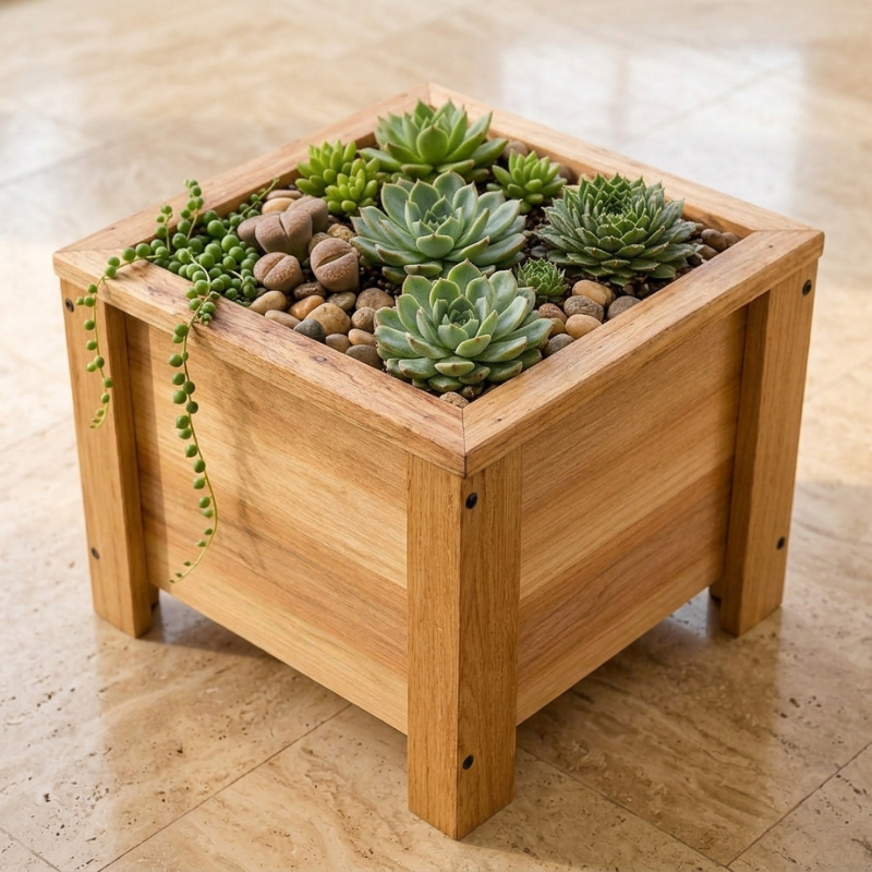 Cedar Raised Planter Box Kit.